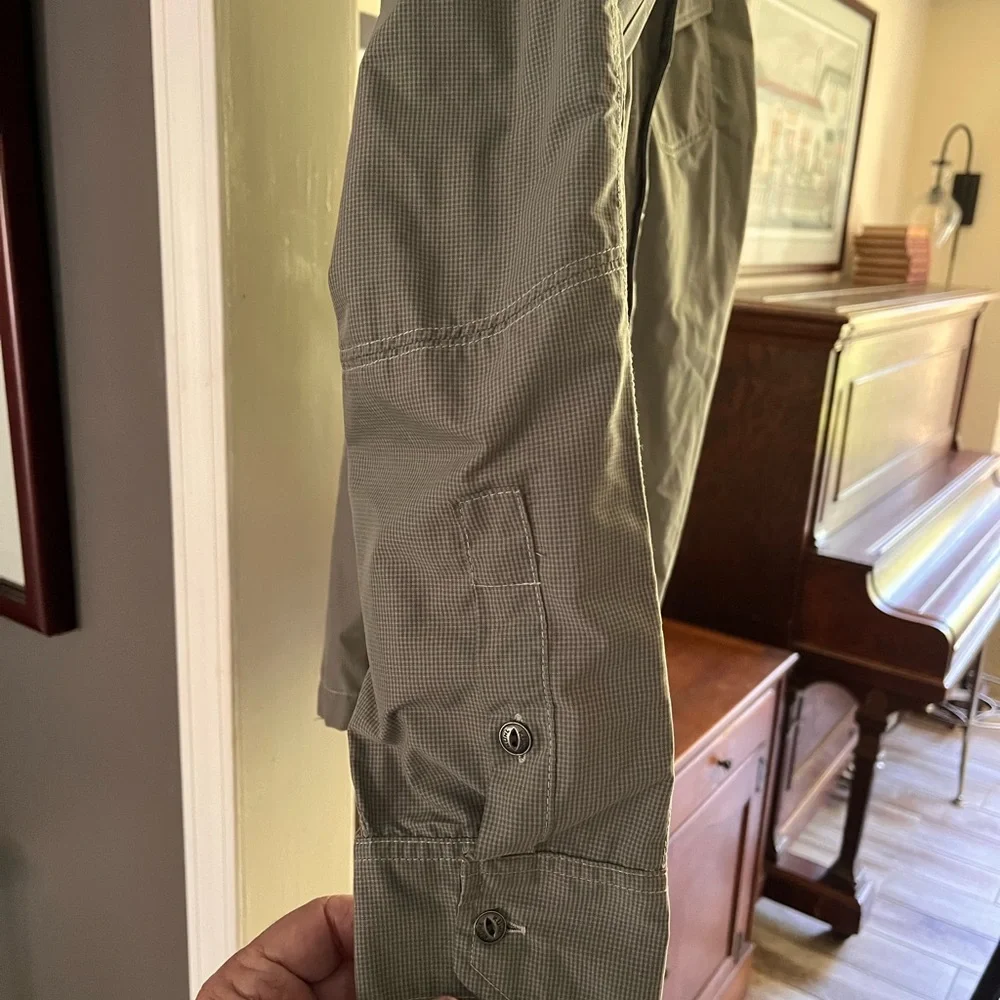 Kuhl Gray/Green Long Sleeve Hiking Shirt - Picture 6 of 10